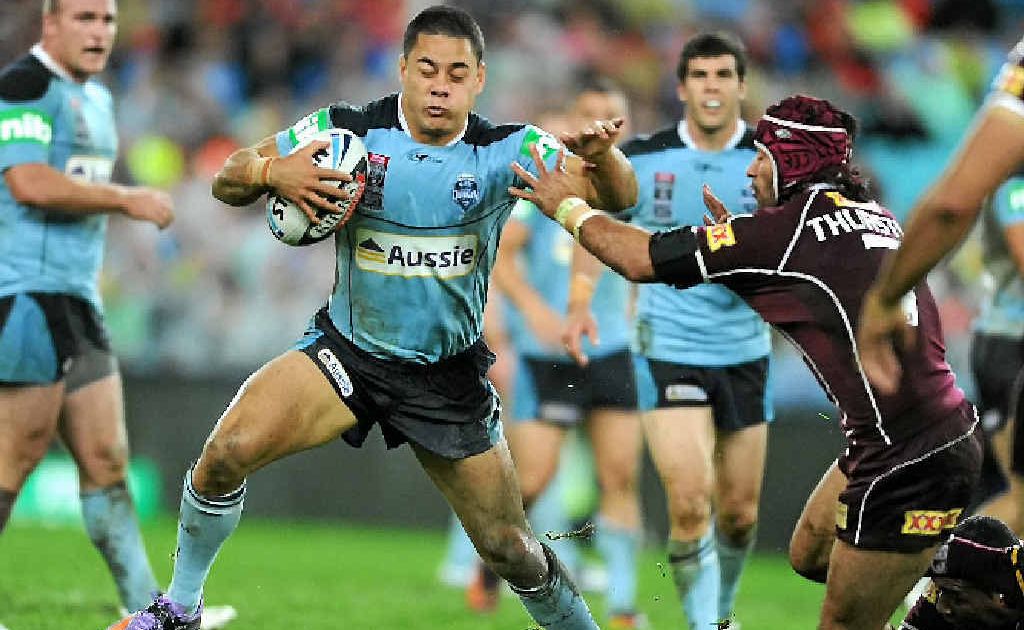 NSW Blues’ Jarryd Hayne looks to avoid a tackle by the Maroons’ Johnathan Thurston during a State of Origin game. NSW Blues’ Jarryd Hayne looks to avoid a tackle by the Maroons’ Johnathan Thurston during a State of Origin game.